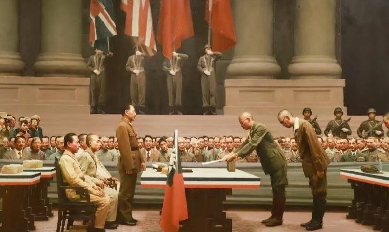 日本向中国政府投降